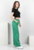 Жіночі зелені штани-палаццо