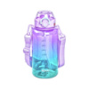 Пляшка для води спортивна 1 л з мундштуком і ремінцем, бузковий
