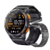 Розумний годинник Modfit Pathfinder GPS Compass Black Steel з AMOLED дисплеєм та подарунковим ремінцем