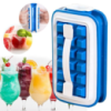 Льодниця герметична Fill&Carry Without Spilla 18 кубиків ∙ Контейнер – льодовиця ∙ Форма для льоду