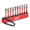 Набір біт ShW MILWAUKEE 50мм в тримачі з карабіном, (4xPH2/4xPZ2/1xTX20/1xTX25) (10шт)