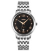 Чоловічий класичний годинник Skmei 9272SIBK-B Silver-Black з металевим браслетом та мінеральним склом