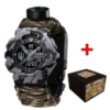 Patriot 005 Тризуб срібло Сірий камуфляж Паракордовий ремінець Camo Green + Коробк