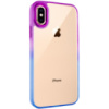 Чехол TPU+PC Fresh sip series для Apple iPhone XS Max (6.5«») Синий / Фиолетовый - купити в SmartEra.ua