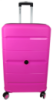 Велика валіза на колесах із поліпропілену 93L My Polo, Туреччина рожева