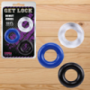 Набір із 3 ерекційних кілець Get Lock «Donut Rings Assorted» від CHISA