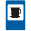 Дорожный знак 6.14 - Кафе. Знаки сервиса. ДСТУ 4100:2002-2014.