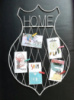 Настенный органайзер Мудборд (moodboard) доска визуализации и планирования, Home 56*39 см, белый