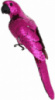 Декоративная игрушка «Попугай» с пайетками 45см, малиновый
