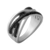 Серебряное кольцо CatalogSilver с фианитами, вес изделия 6,7 гр (2067306) 19 размер