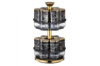 Органайзер для спецій (BSJ4206-1) (12 банок) BLACK-GOLD