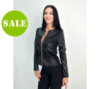 Жіноча легка шкіряна куртка «Nika» оптом | Батал | Розпродаж моделі