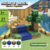 Магнітний конструктор Майнкрафт Minecraft 27 деталей.