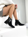 Жіночі черевики чорні зима