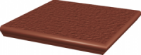Сходинка кутова з капіносом структурна Natural Rosa duro 33x33