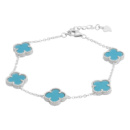 Серебряный браслет CatalogSilver с бирюзой, вес изделия 5,05 гр (60001439) 1720 размер