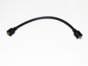 Провід з силіконовим токопровідним сердечником, чорний, наконечник латунний, захистний ковпачок EPDM Тип 5 довжина 140 см