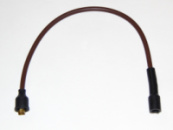 Провід мідний коричневий перерізом 0,75 мм.кв, наконечник латунний, захистний ковпачок EPDM Тип 3 довжина 150 см