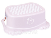 Сходинки дитячі антиковзкі у ванну DUCK light pink