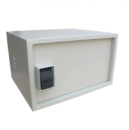 Антивандальный шкаф VAGOS Super Antilom 19« 9U - 1.5 (530х450x450)  дверь - скрытые петли, замок - крабовый, 8отв. 22мм