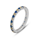 Серебряное кольцо CatalogSilver с фианитами, вес изделия 1,68 гр (2137610) 18 размер