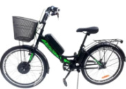 Электровелосипед складной Smart 24 корзина