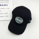 Кепка котоновая черная «1998» 10370, Размер 50-52