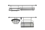 Набор полок кухонных с рейлингом Kamille - 2 x 780 мм 16 ед. 1 шт.