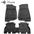 Коврики Stingray 3D (5D, 5 шт, полиуретан) для Jeep Wrangler 2018-2024 гг