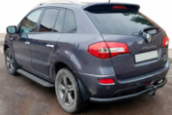 Задняя дуга AK002-1 Черная (нерж. сталь) для Renault Koleos 2008-2016 гг