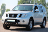 Кенгурятник WT008 Black (нерж) для Nissan Pathfinder R51 2005-2014 гг