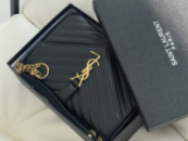 Сумка Saint Laurent College Medium - Premium чорний золото