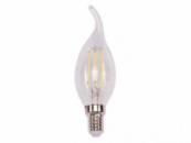 Филаментная светодиодная лампа Luxel 074-H (filament) 4W E14 2700K 440 lm 4 нити