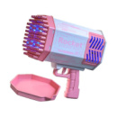 Генератор мыльных пузырей Rocket Bubble Gun 40 отверстий детский пистолет для пузырей на батарейках