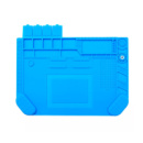 Коврик для пайки силиконовый термостойкий 45x32см с магнитными ячейками A-500