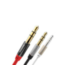 Audio кабель Remax AUX RM-L100 3.5 miniJack male to male 1.0м red
