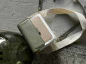 Сумочка крос боді через плече «Мілана» білий-хаки