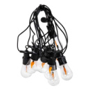 Ретро гирлянда уличная 10 LED лампочек 5 метров S141