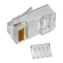 Коннектор Merlion RJ-45 8P8C UTP Cat-6 (50 шт/уп.), двойной