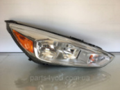 Фара Ford Focus mk3 15-18 правая галоген светлая (желтый уголок) F1EZ-13008-GS