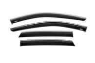 Ветровики с хромированным молдингом (4 шт, Niken) для Nissan Qashqai 2021- гг