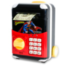 Дитяча електронна скарбничка сейф валіза NBZ Cartoon Bank з кодовим замком Superman