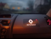 Антиковзаючий килимок на панель авто Renault (Рено)