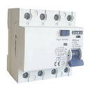 TENCE ПЗВ диф реле 4-полюсне, 30 мА, тип A, 63А