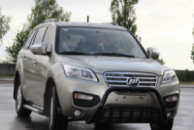 Кенгурятник WT002 Black (нерж) для Lifan X60 2011- гг