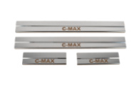 Накладки на пороги (4 шт, нержавейка) для Ford C-Max 2004-2010 гг