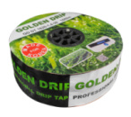 Капельная лента 8 mil шаг 10 см бухта 1000 метров эмитерная GOLDEN DRIP