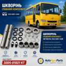 Шкворінь (повний комплект) автобуса ЗАЗ А08 ІВАН
