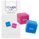 Набір з 2 кубиків для дорослих секс з завданнями «Lovers Dice» від Joy Toy