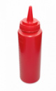 Бутылка для соусов с мерной шкалой 240 мл. красная